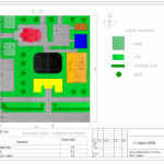 генплан коттеджного участка
