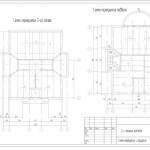 план перекрытия, схема перекрытия