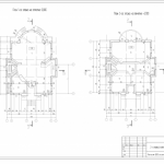 Планы этажей коттеджа